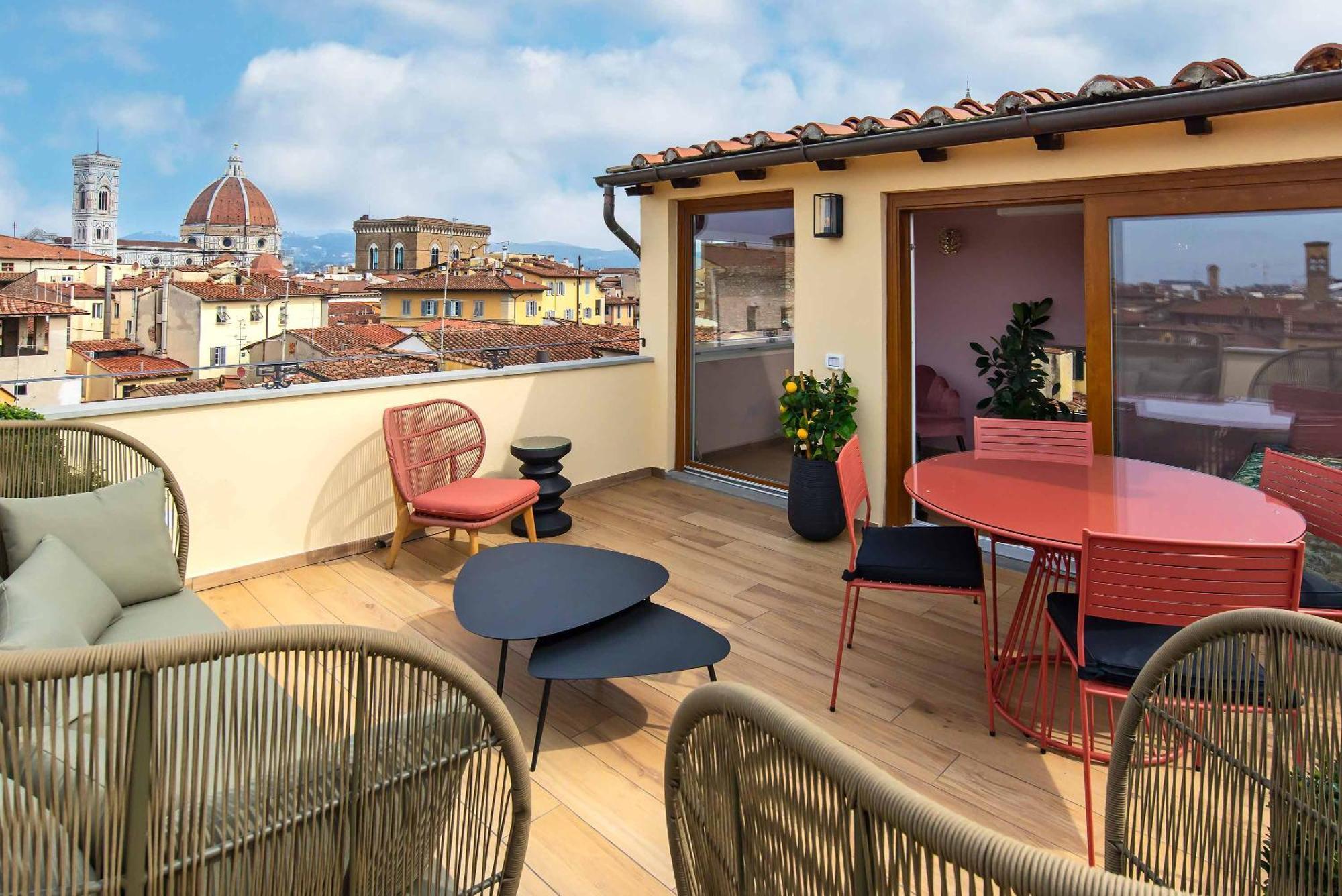 Acciaiuoli Penthouse Terrace View Florencia