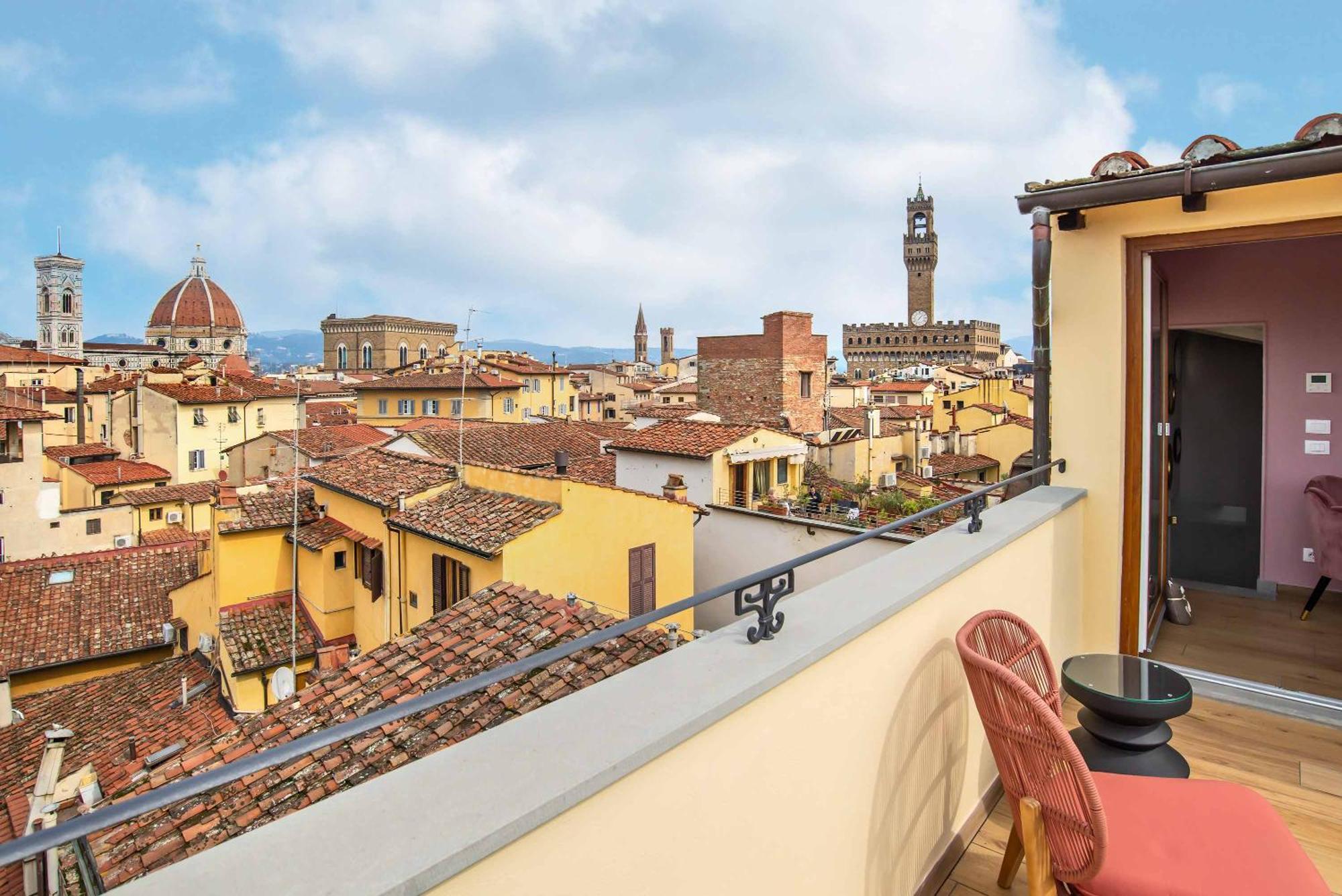 Acciaiuoli Penthouse Terrace View Florencia
