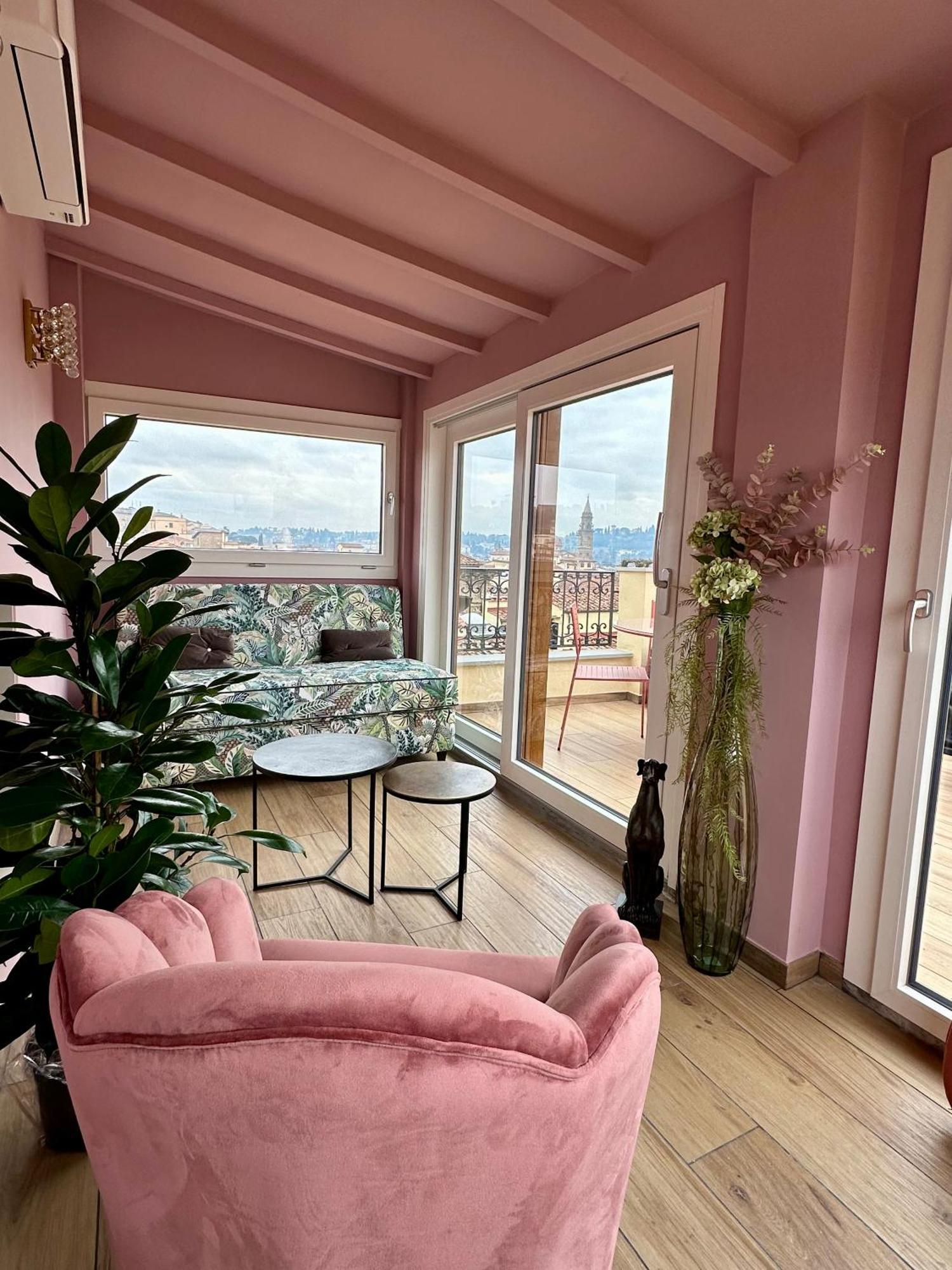 Acciaiuoli Penthouse Terrace View